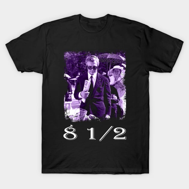 La Dolce Vita Couture 8 1/2 Fellini Movie Iconic Fashion T-Shirt by WildenRoseDesign1